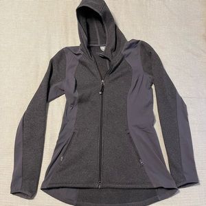 Athleta Size Small Grey/Blue long Jacket